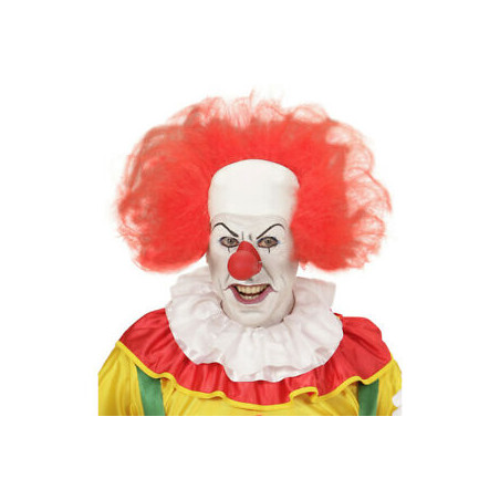 Calotta Clown con capelli rossi