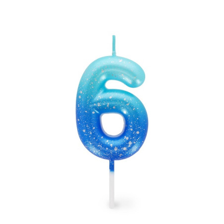 Candelina n.6 blu Legami