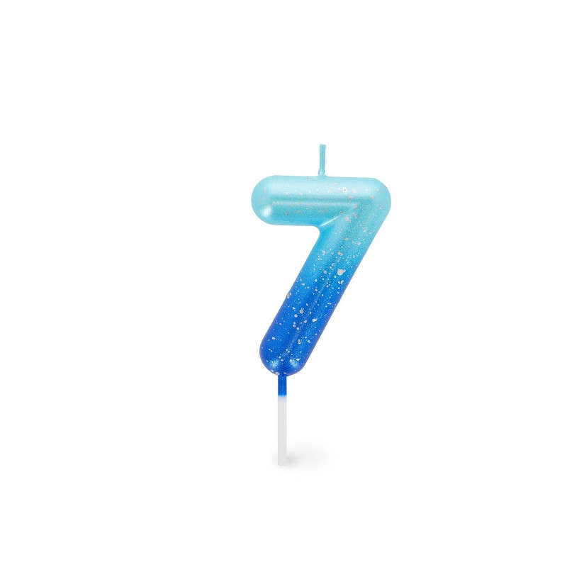 Candelina n.7 blu Legami
