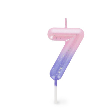 Candelina n.7 pink Legami