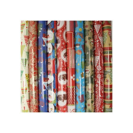 Carta da regalo a rotolo Natale 200x70