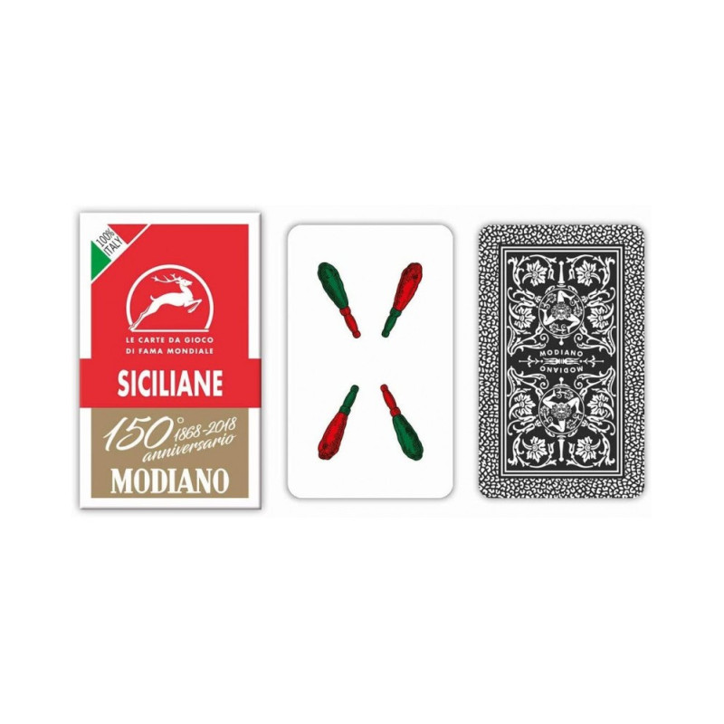 Carte da gioco Napoletane Modiano azzurre special