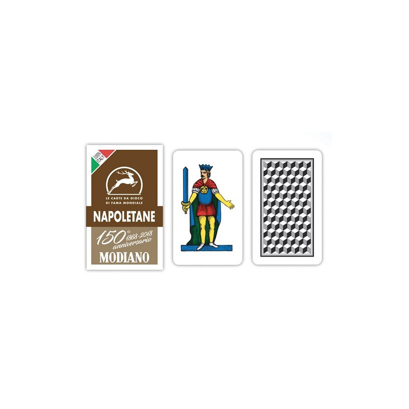 Carte da gioco Napoletane Modiano marrone