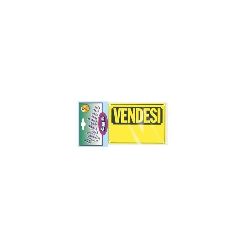Cartello vendesi plastificato 2pz