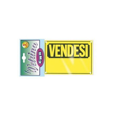 Cartello vendesi plastificato 2pz