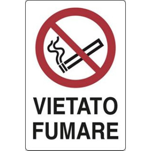Cartello vietato fumare