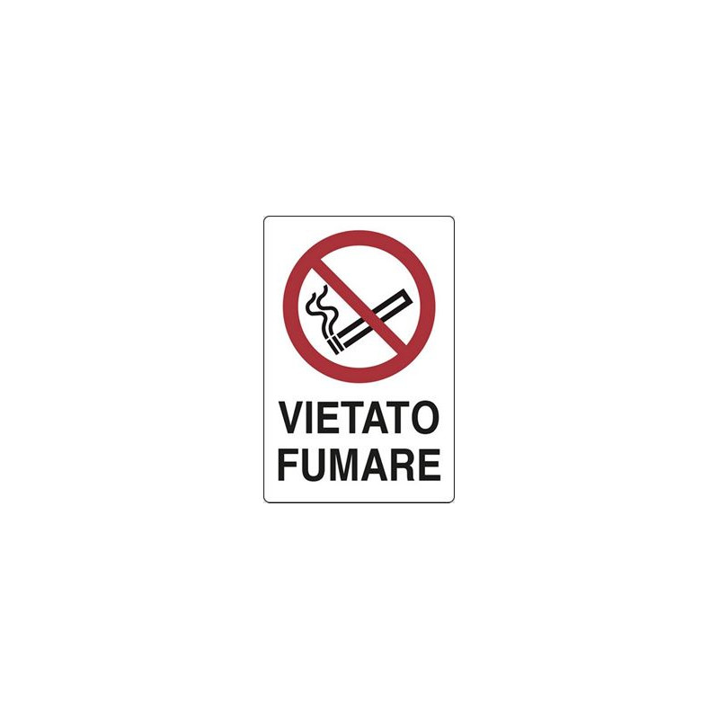 Cartello vietato fumare