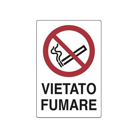 Cartello vietato fumare