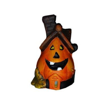 Casetta Zucca porta candela
