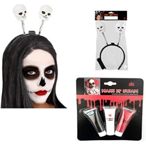 Cerchietto Halloween con Teschio