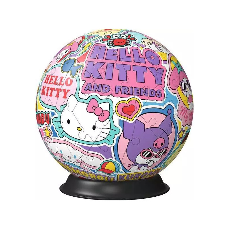 Creart Puzzle ball hello kitty and friends