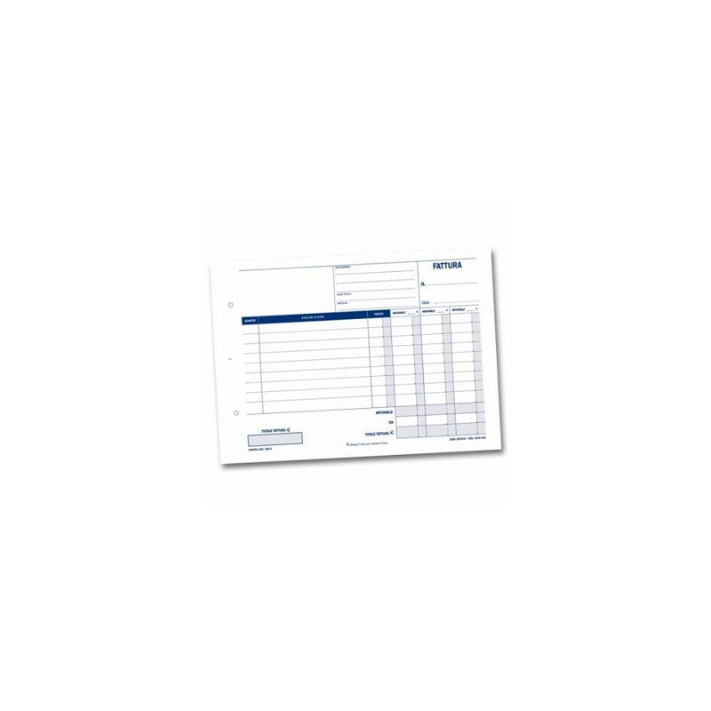 Fatture A5 3 aliquote 50x2 copie