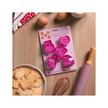 formine per bicotti 5pz Cookie Time Legami- Heart