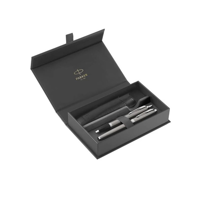 Gift set PARKER PENNA IM STILO + SFERA IM STAINLE STAINLESS STEEL EDITION CT