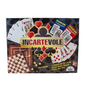 Gioco da tavolo Incartevole carte e dama