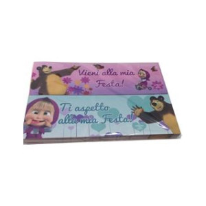 Inviti Masha e Orso 30pz