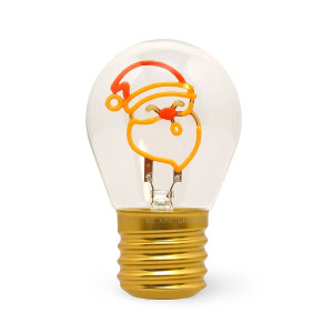 Lampada Decorativa da Tavolo a Forma di Lampadina - Santa Claus - Bulb Fiction Legami