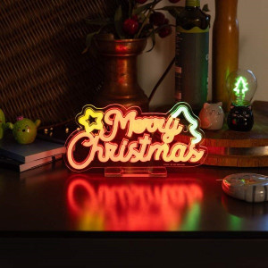 Lampada Led Effetto Neon - Merry Xmas - It's a Sign Legami