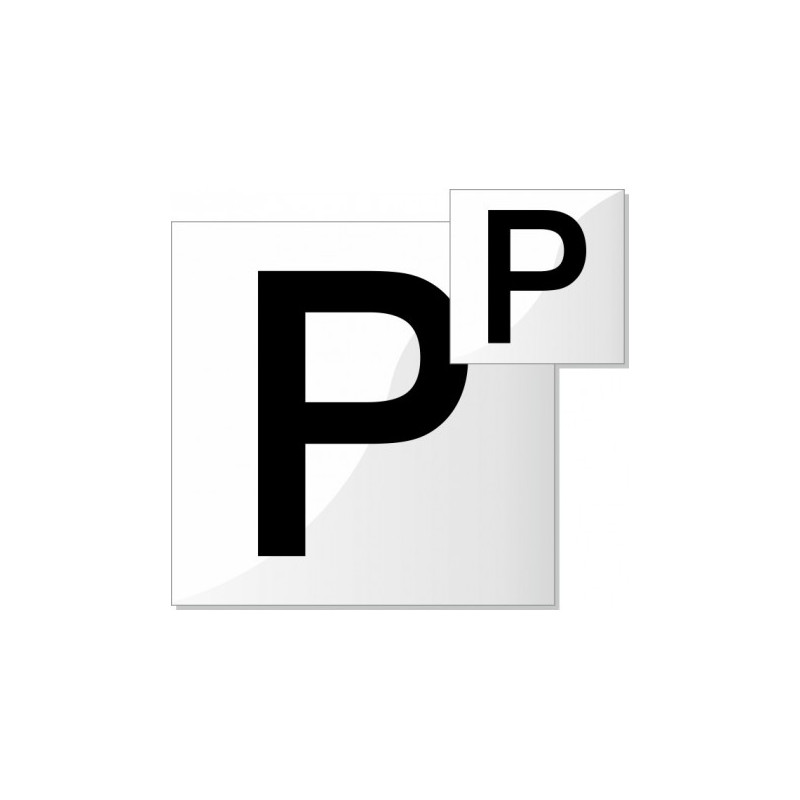 Lettera P (principiante) 1 set 2pz