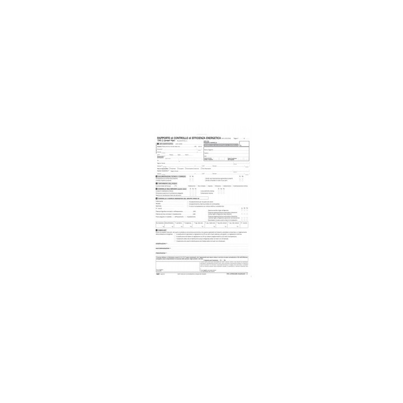 Libretto di impianto 44pag.per la climatizzazione allegato I