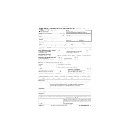 Libretto di impianto 44pag.per la climatizzazione allegato I