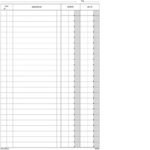 Libro cassa entrate-uscite 17x24 96pg