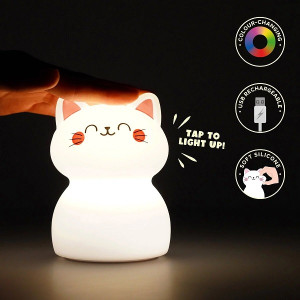 Luce Notturna Ricaricabile - Soft Dreams Kitty