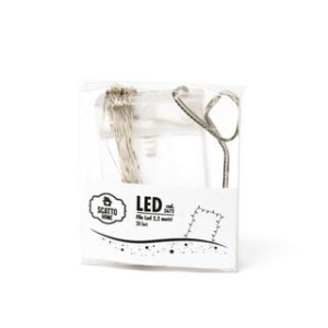 Luci 20 led con alimentazione a pile