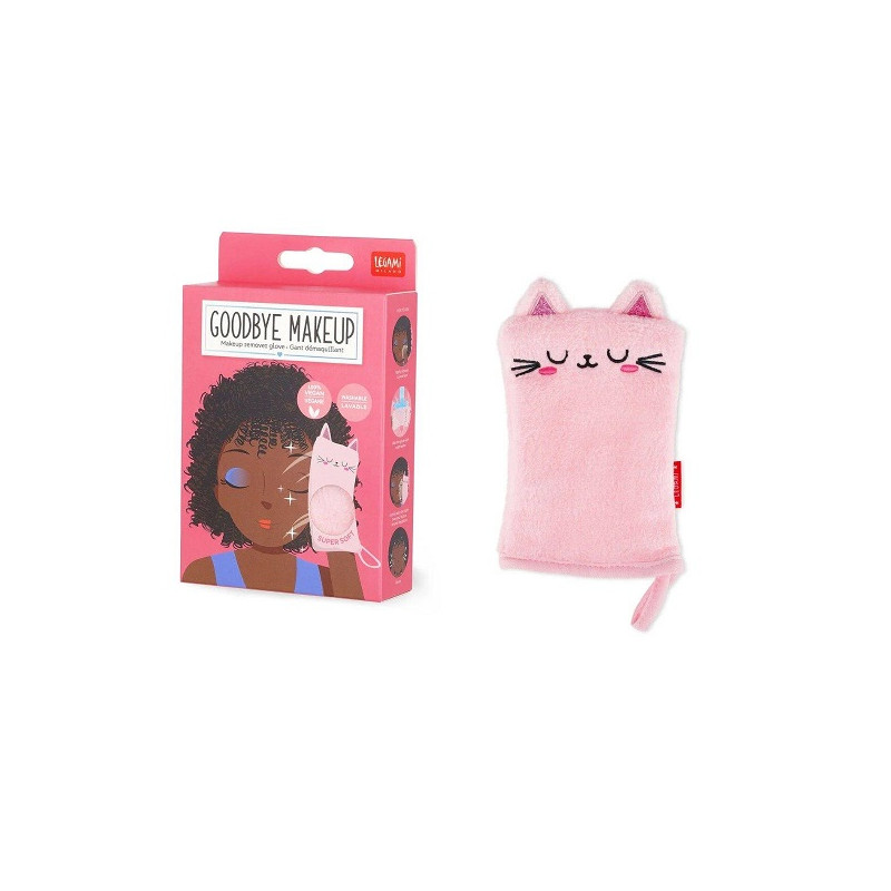 Makeup Remover Glove-Goodbye Makeup Kitty - Legami