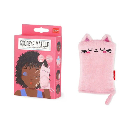 Makeup Remover Glove-Goodbye Makeup Kitty - Legami