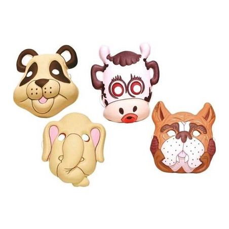 Maschera in eva animali