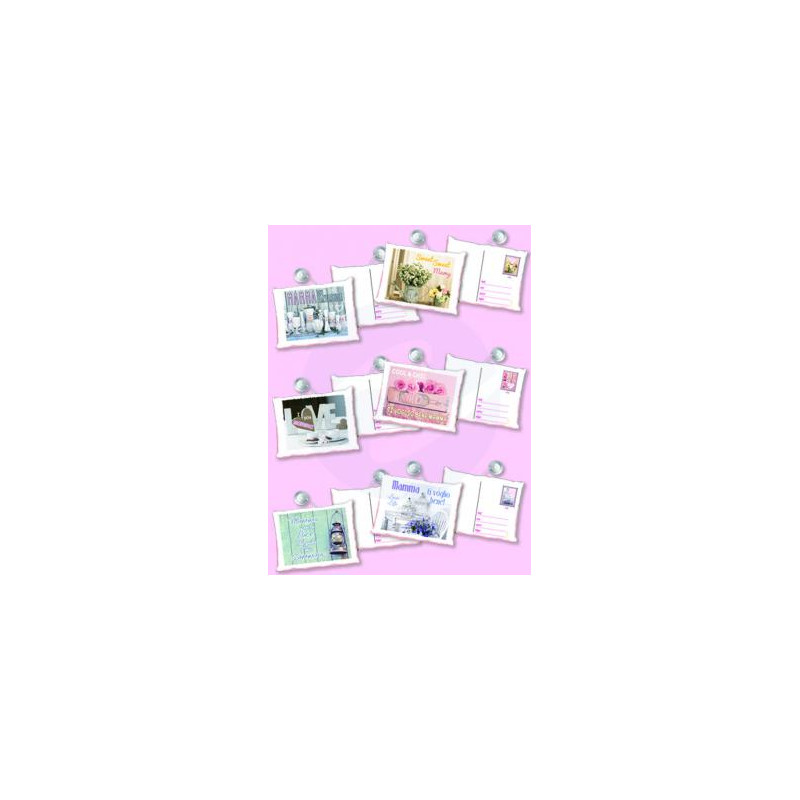 Mini cuscino cartolina con ventosa Mamma
