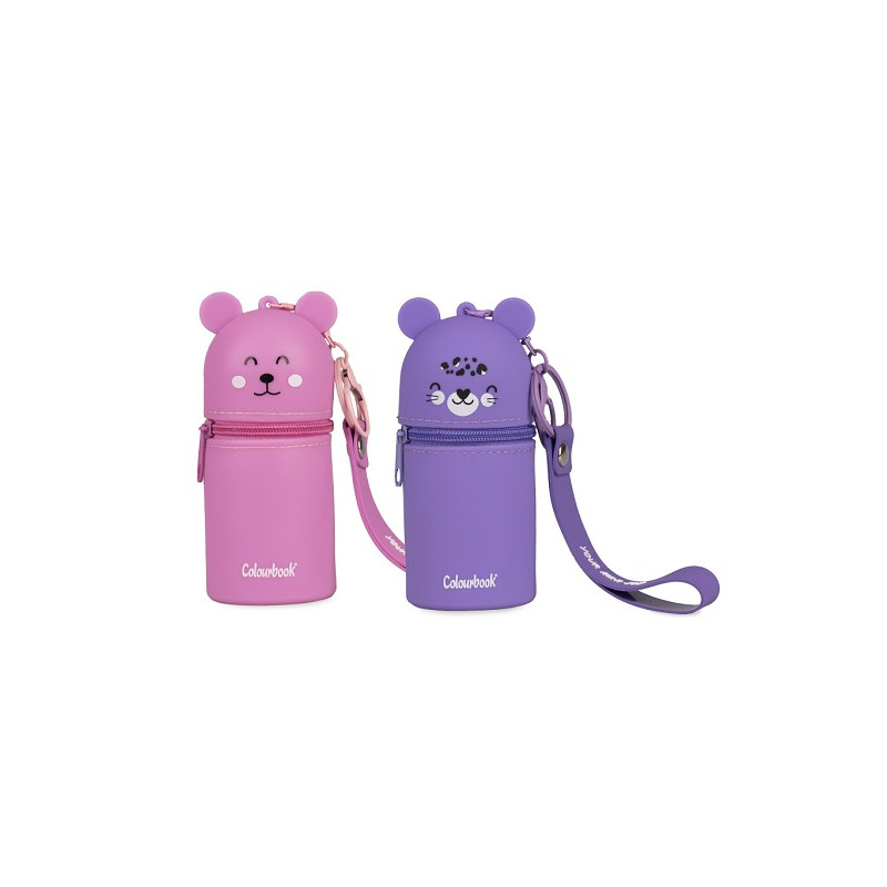 Mini Kawaii portamonete con portachiavi- Colourbook
