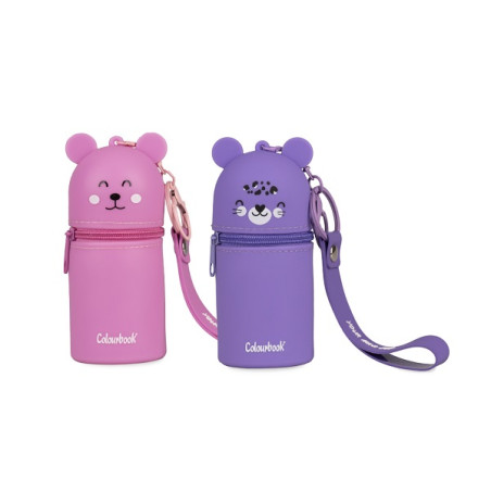 Mini Kawaii portamonete con portachiavi- Colourbook