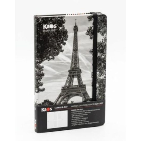 AGENDA INSEGNANTI 2027 BIDAY 12 MESI 13X21 CM PARIGI KAOS