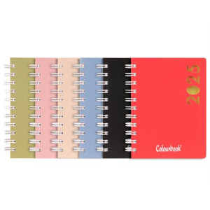 Agenda spiralata 9x14 Colourbook new tendence 2025