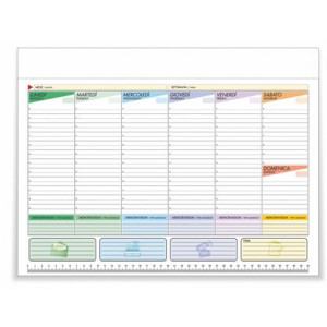Planning agenda da tavolo non datato 30x20
