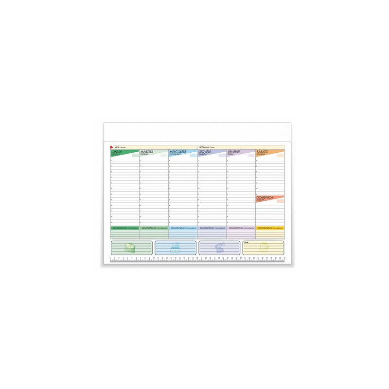 Planning agenda da tavolo non datato 30x20
