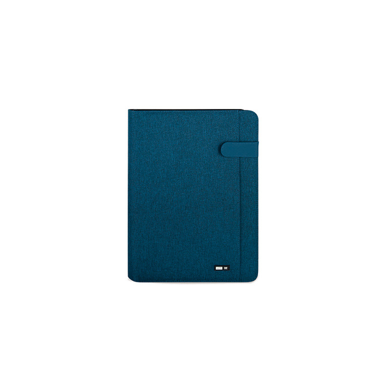 Porta blocco A4 tessuto blu