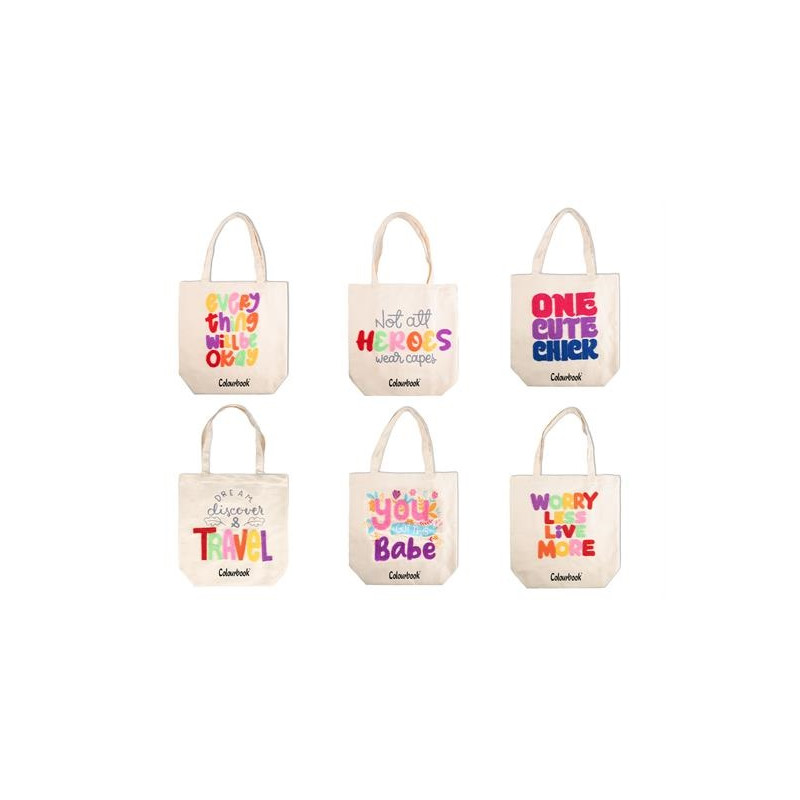 Shopping bag cotton Colourbook
