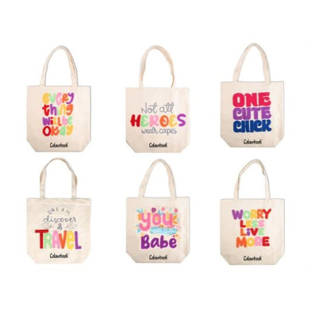 Shopping bag cotton Colourbook