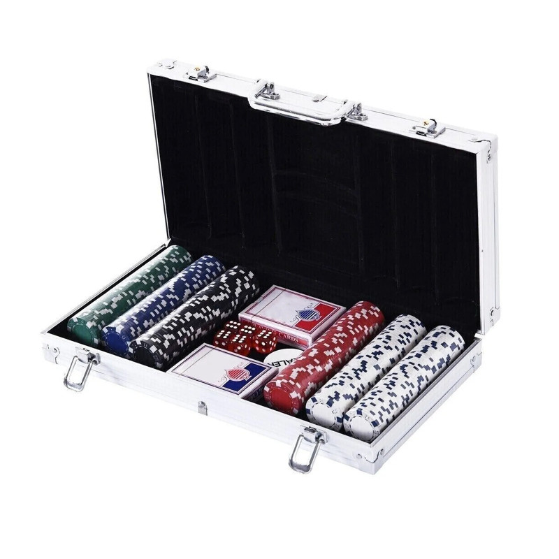 Valigetta Fish da gioco 300 chips + carte da Poker